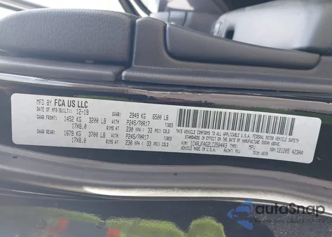 2020 Jeep Grand Cherokee Laredo E 4X4 из США, поврежденный, VIN 1C4RJFAG2LC250443